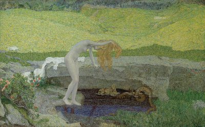 IJdelheid De bron van het kwaad door Giovanni Segantini