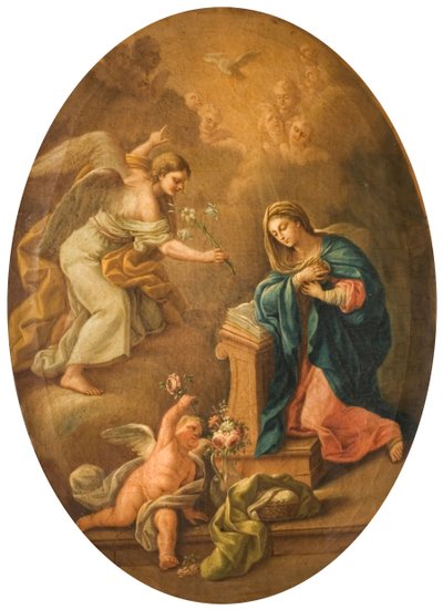 De Annunciatie door Giovanni Stefano Robatto