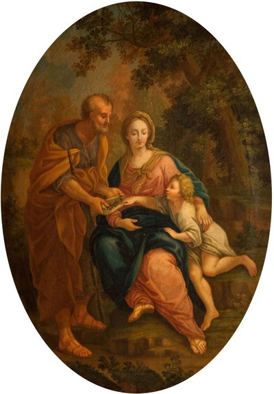 De Heilige Familie door Giovanni Stefano Robatto