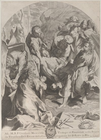De Graflegging, ca. 1622 door Giovanni Temini