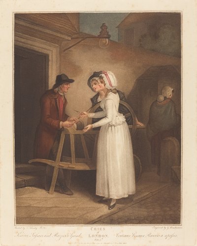 Messen, Scharen en Scheermessen om te Slijpen door Giovanni Vendramini after Francis Wheatley