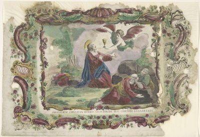 Christus in de hof van Getsemane door Giovanni Volpato
