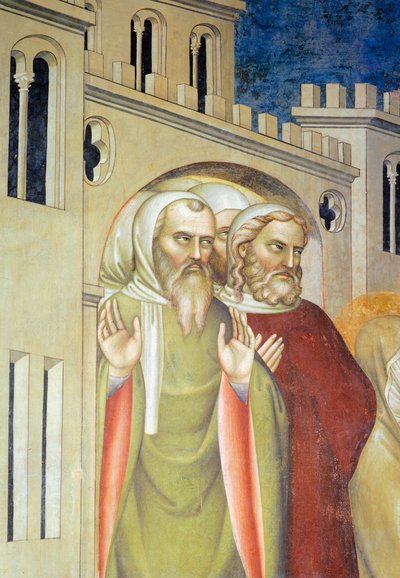 Figuren van mannen, detail door Giovanni da Milano