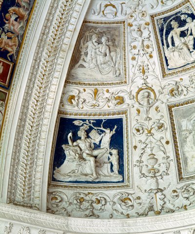 De Loggia (detail) door Giovanni da Udine