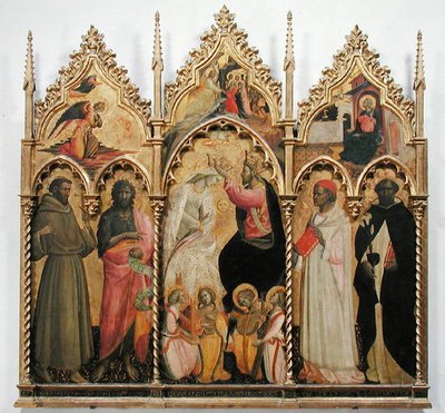 Kroning van de Maagd met Heiligen, c.1420 door Giovanni dal Ponte