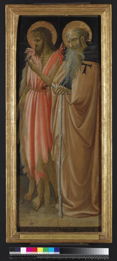 St. Johannes de Doper en St. Antonius Abt door Giovanni dal Ponte