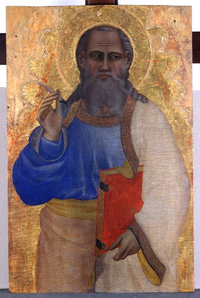 Johannes de Evangelist, c.1365 door Giovanni del Biondo dal Casentino