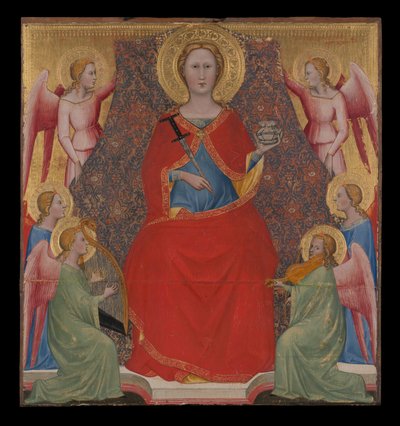 Sint Lucia op de troon door Giovanni di Bartolomeo Cristiani