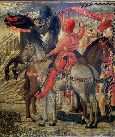 Episodes uit het leven van Sint Nicolaas van Bari (St. Nicolaas van Myra) (detail) door Giovanni di Francesco del Cervelliera