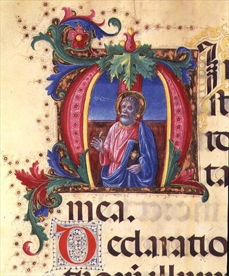 Ms 542 f.31r Geïllustreerde initiaal 