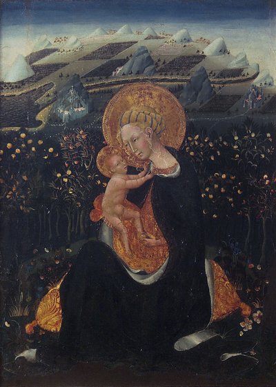 Madonna van nederigheid door Giovanni di Paolo