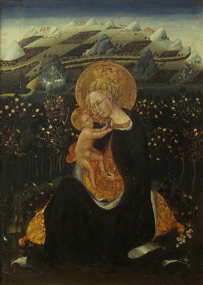 Madonna van nederigheid door Giovanni di Paolo