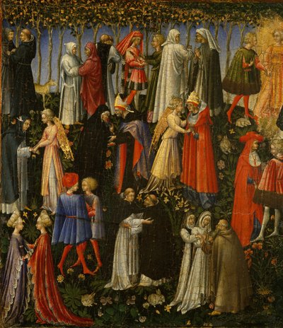 Paradijs, 1445 door Giovanni di Paolo