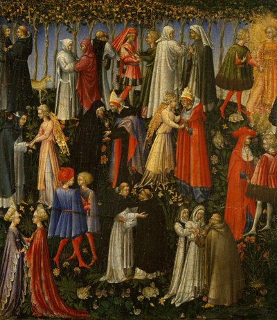 Paradijs door Giovanni di Paolo