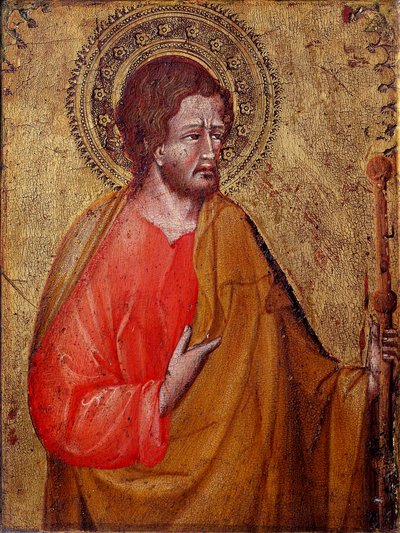 Voorstelling van Sint Jacobus de Pelgrim door Giovanni di Paolo
