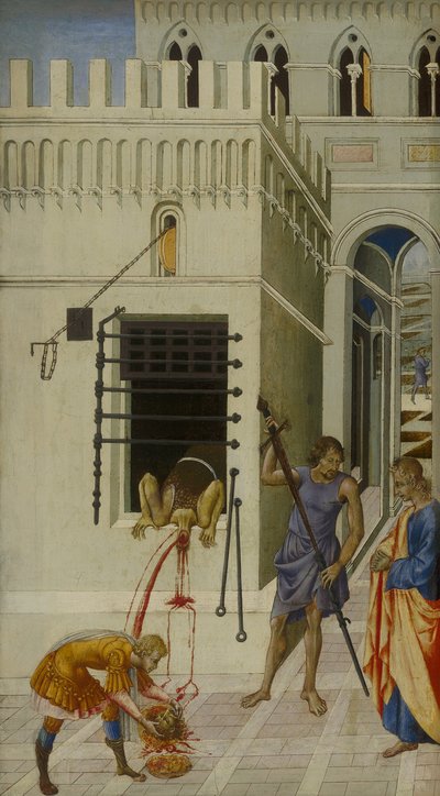 De Onthoofding van Johannes de Doper door Giovanni di Paolo