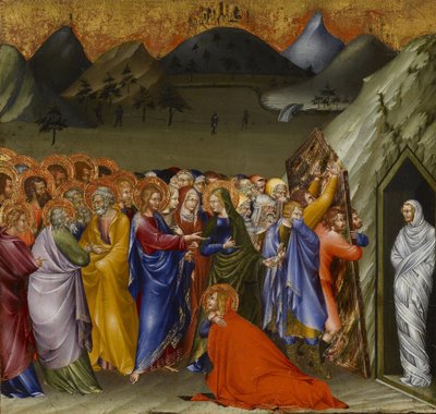 De opwekking van Lazarus, 1426 door Giovanni di Paolo di Grazia