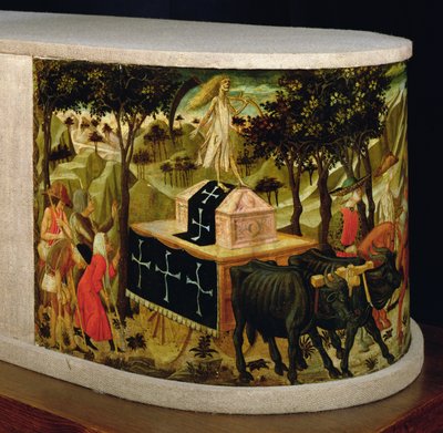 Triomf van de Dood, geïnspireerd door Triomfen door Petrarca (1304-74) door Giovanni di Ser Giovanni Scheggia