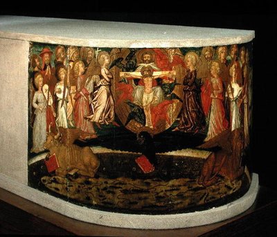 Triomf van de Eeuwigheid, geïnspireerd door Triomfen door Petrarca (1304-74) door Giovanni di Ser Giovanni Scheggia