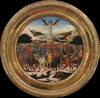 Triomf van Roem, een geboorteschotel van Lorenzo de Magnifieke, ca. 1449 door Giovanni di Ser Giovanni Scheggia