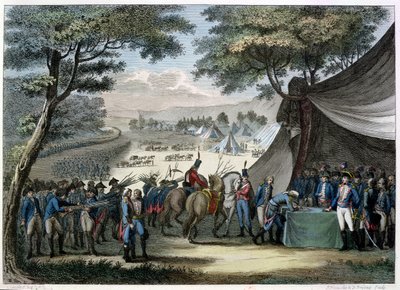 Pacificatie van de Vendée door Generaal Hoche (1768-97) 20 april 1795 door Karl Girardet