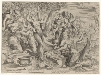 Geboorte van Adonis door Girolamo Fagiuoli (attributed to)