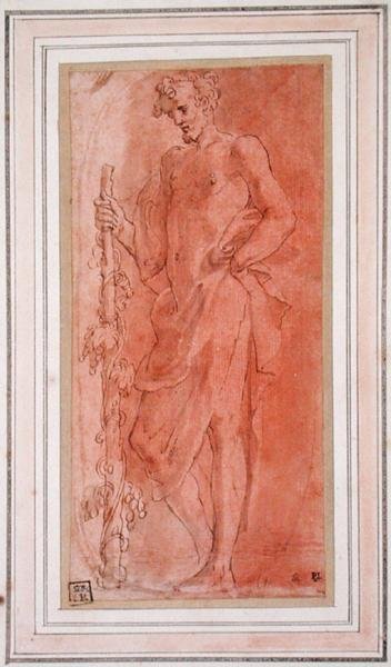 Bacchus door Girolamo Mazzola Bedoli