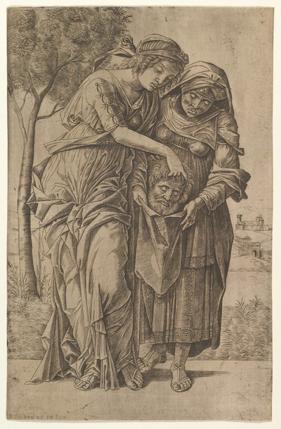 Judith en haar Dienstmaagd met het Hoofd van Holofernes door Girolamo Mocetto