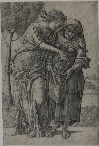 Judith met het hoofd van Holofernes door Girolamo Mocetto