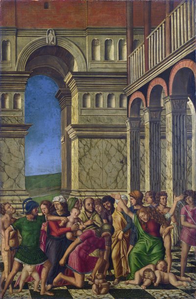 De kindermoord door Girolamo Mocetto