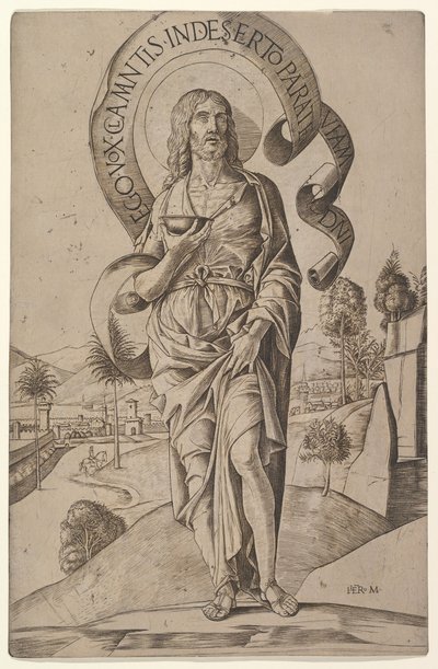 Sint Johannes de Doper door Girolamo Mocetto