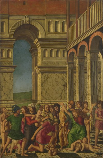 De Kindermoord, ca. 1510-1520 door Girolamo Mocetto