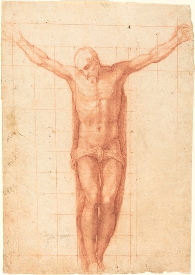 Christus aan het Kruis door Girolamo Muziano
