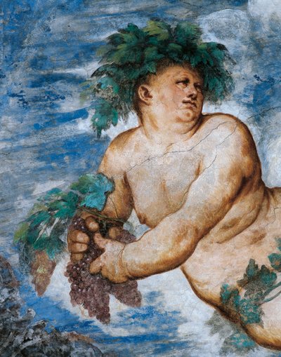 Allegorie van de herfst (detail) door Girolamo Romanino