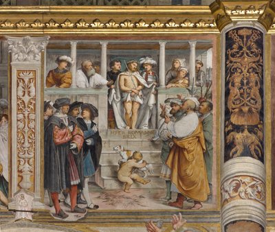 Middenbeuk, Vierde Zuidelijke Span, Ecce Homo, Girolamo Romanino door Girolamo Romanino