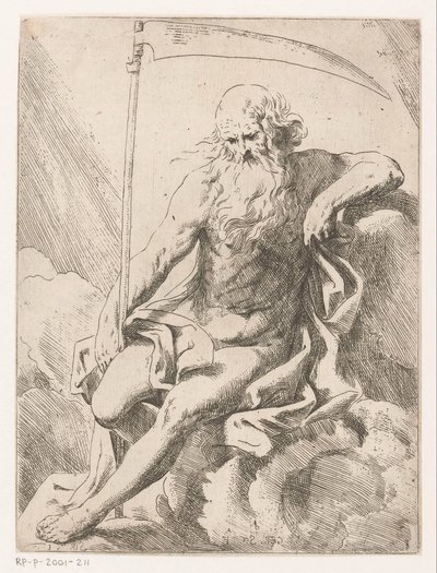 Saturnus met zeis door Girolamo Scarselli