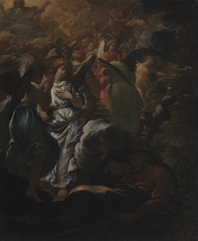 De droom van Jacob door Girolamo Troppa