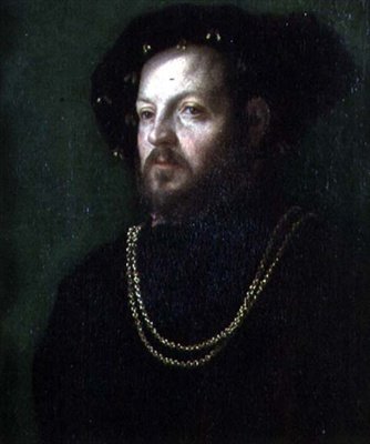 Portret van een man door Girolamo da Carpi