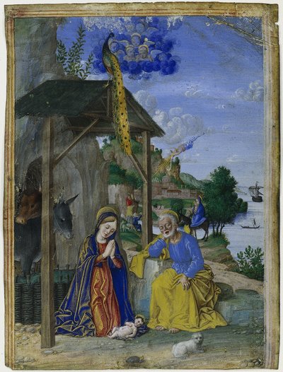 De Geboorte door Girolamo dai Libri