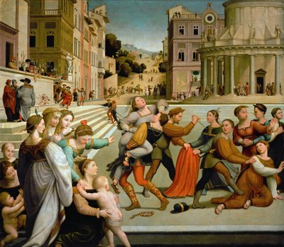 De ontvoering van Dinah door Giuliano Bugiardini