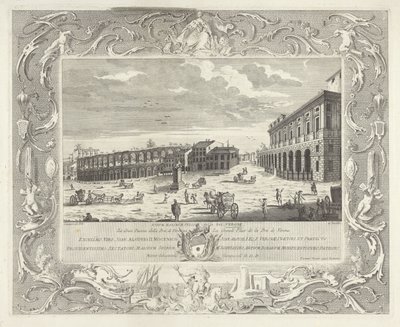 Piazza Bra in Verona door Giuliano Giampiccoli