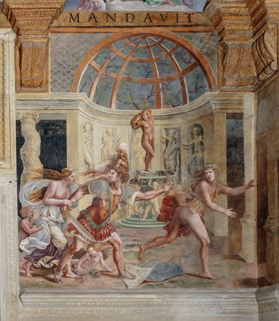 Kamer van Psiche, noordelijke muur: 