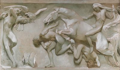 Uit de Grote Ontdekkingen, Door de Donkere Eeuwen... door Giulio Aristide Sartorio