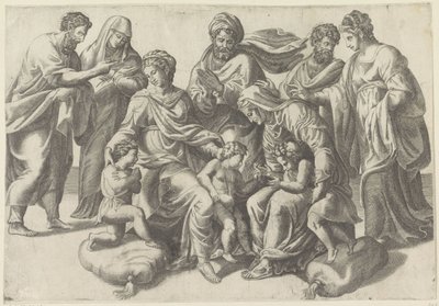 Heilige Maagschap door Giulio Bonasone