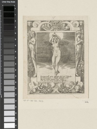 Juno opgehangen in de lucht door Giulio Bonasone