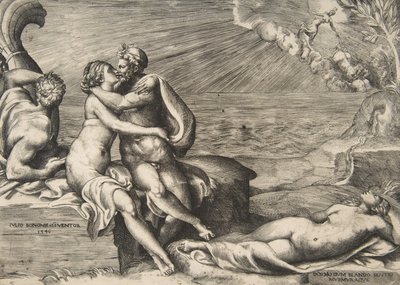 Jupiters liefde voor Juno herleeft wanneer zij Venus