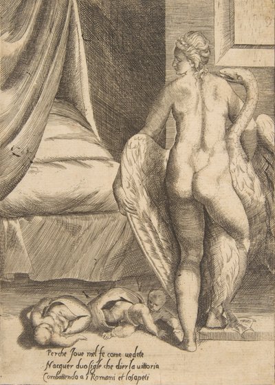 Leda en de zwaan, uit 