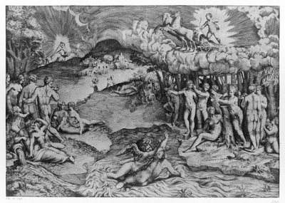 Triomf van de liefde door Giulio Bonasone