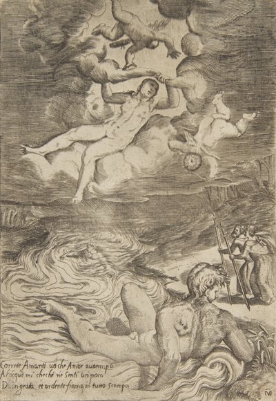 Venus die met putti in de wolken tuimelt, uit 