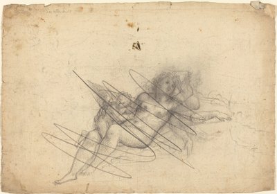 Venus en Cupido door Giulio Campi